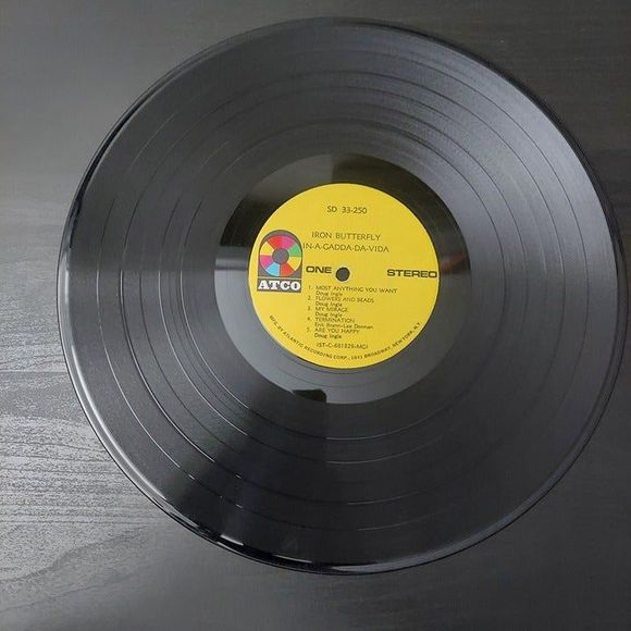 Iron Butterfly : In-A-Gadda-Da-Vida 1968 Vinyl Record LP ATCO SD 33-250 - Picture 6 of 9